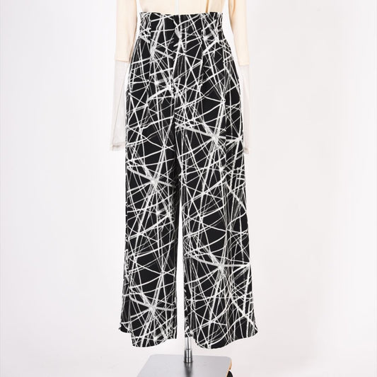 総柄　フレアパンツ　B DONNA　6056100