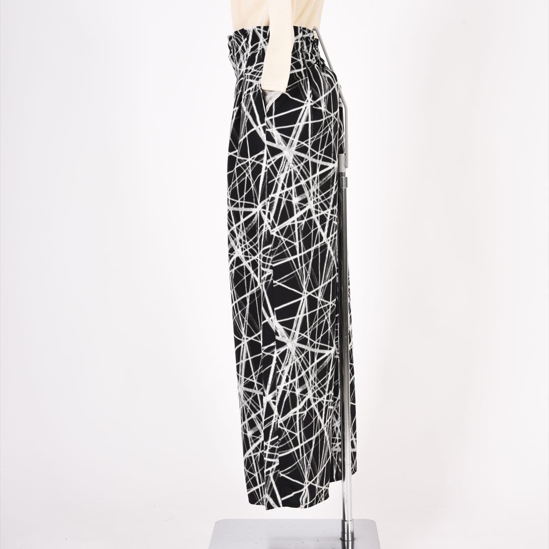 総柄　フレアパンツ　B DONNA　6056100