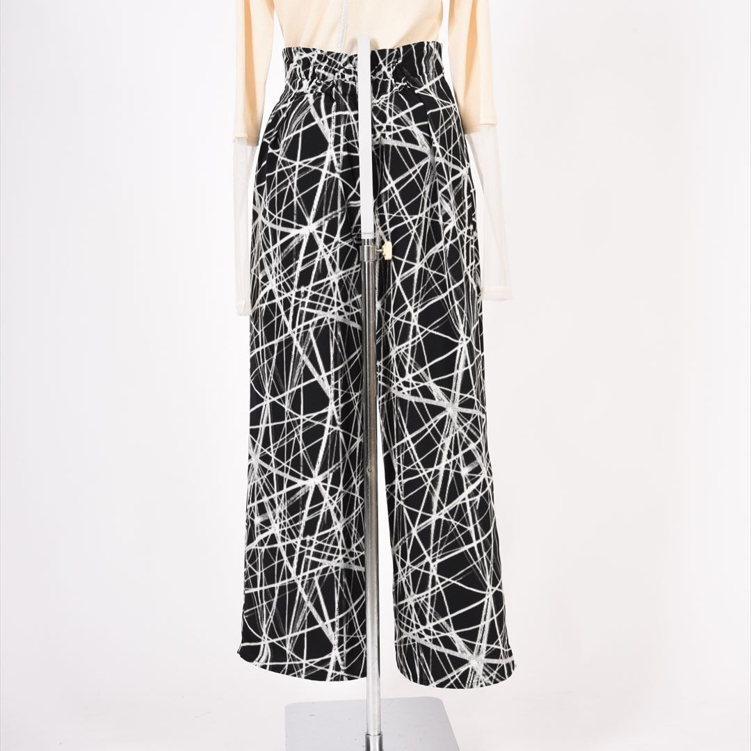 総柄　フレアパンツ　B DONNA　6056100