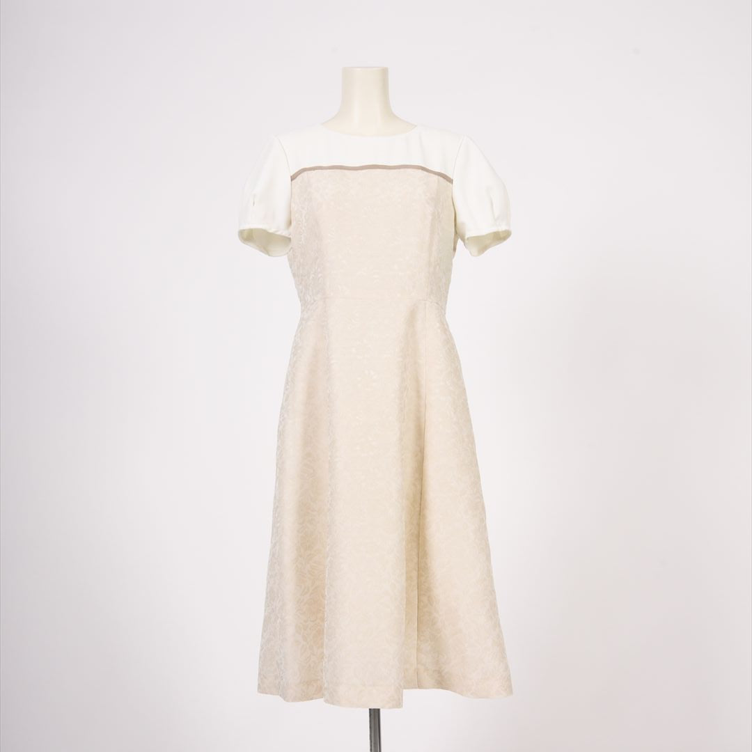 リネンライクJQ　異素材切替ワンピース　Dear Princess　3049123