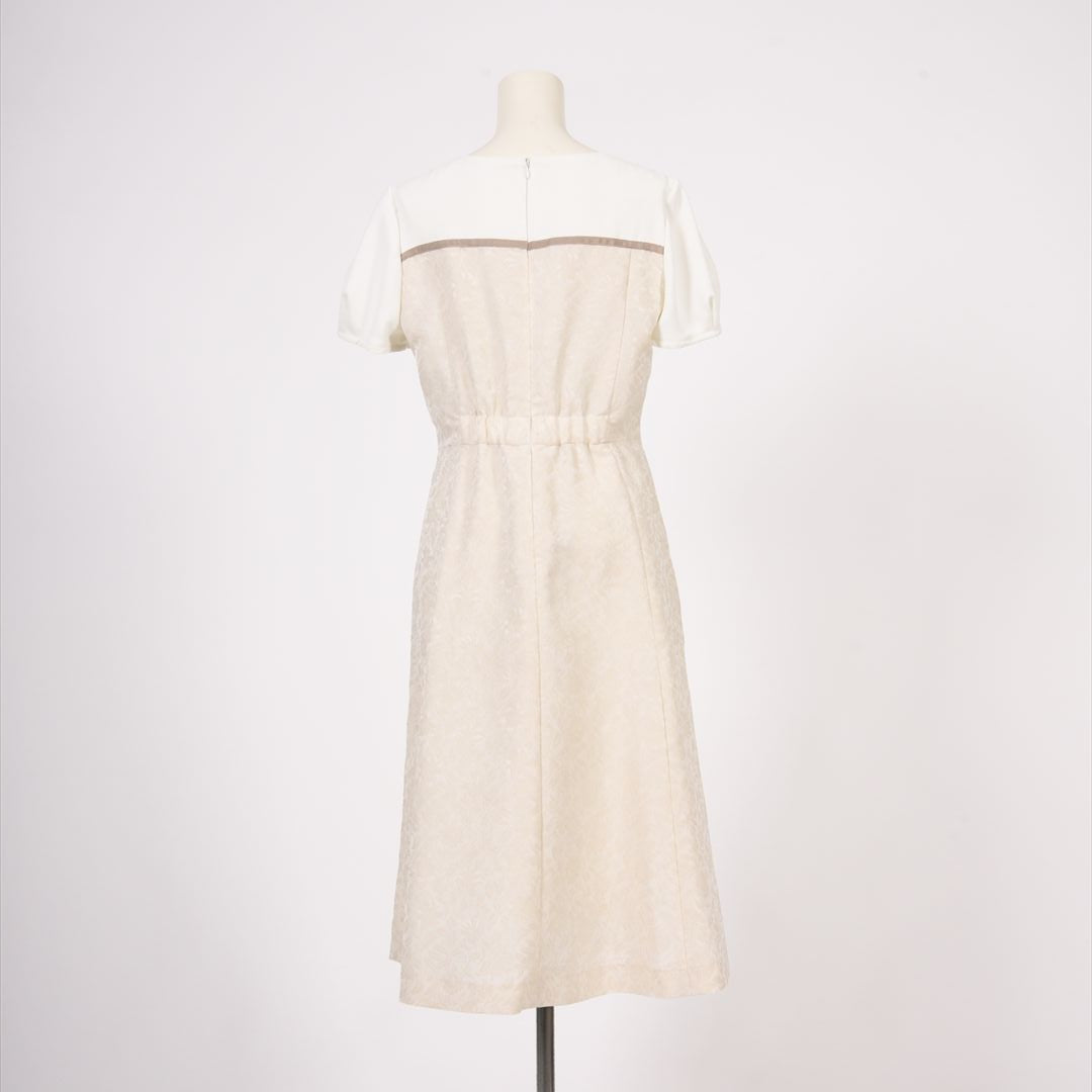 リネンライクJQ　異素材切替ワンピース　Dear Princess　3049123