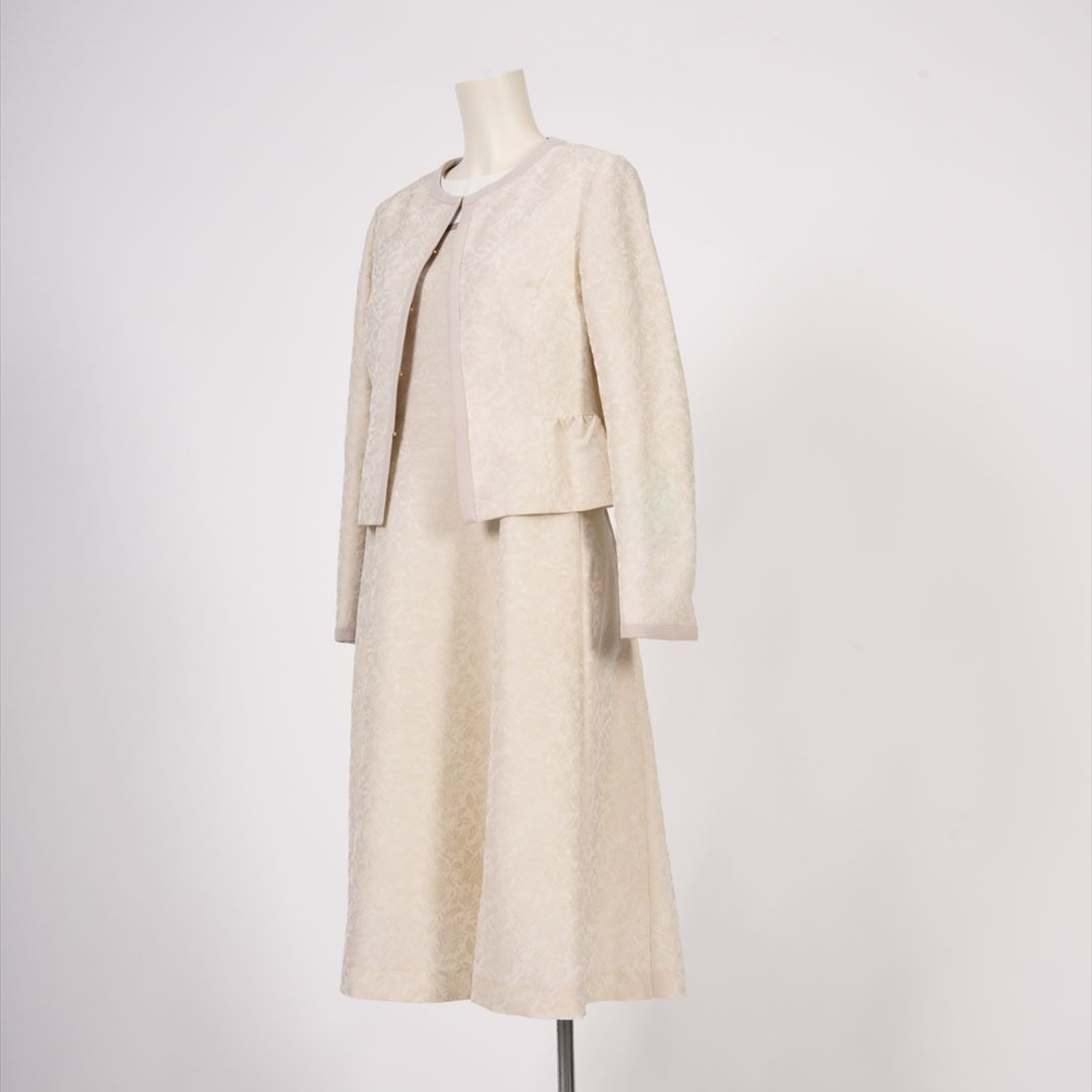 リネンライクJQ　異素材切替ワンピース　Dear Princess　3049123