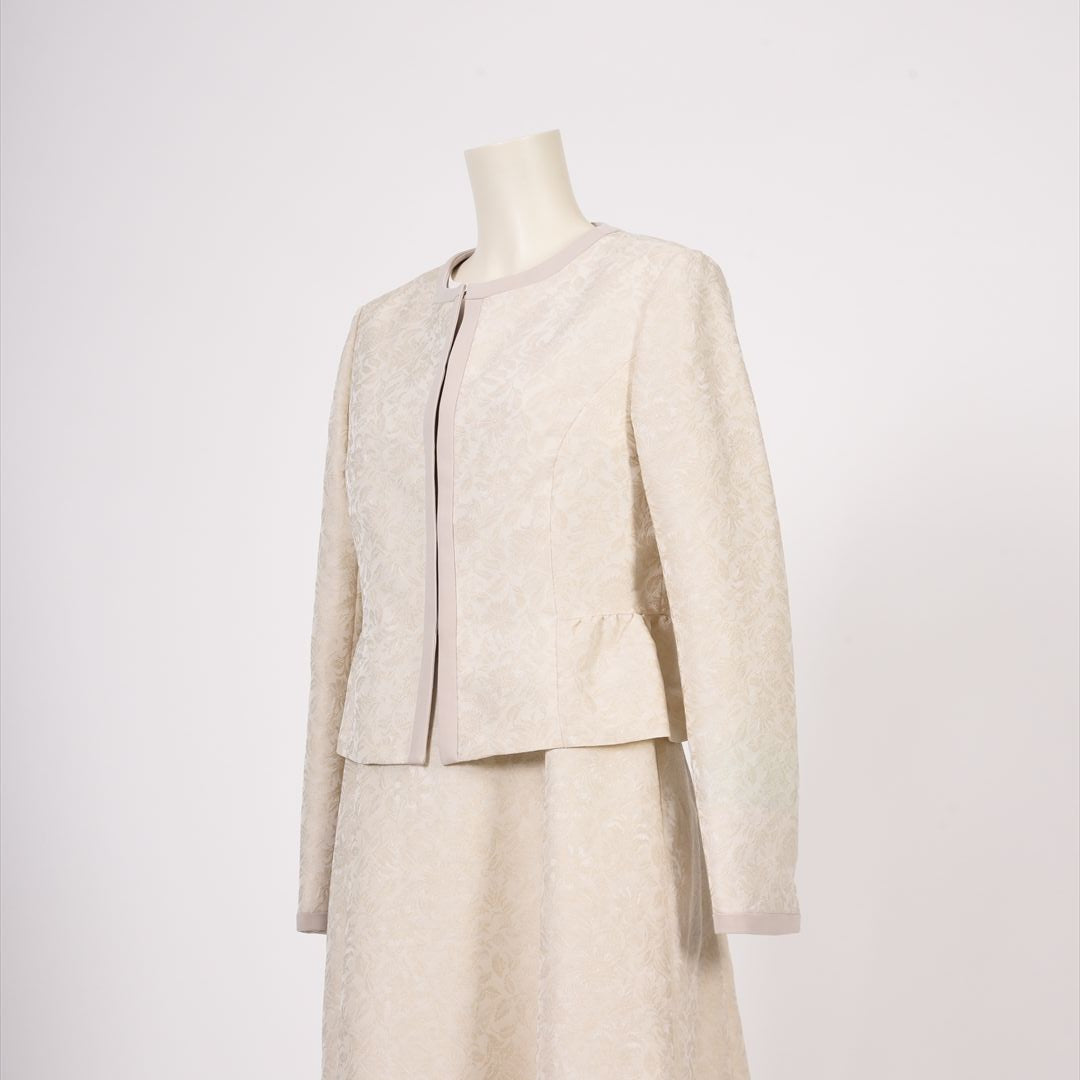 リネンライクJQ　ノーカラージャケット　Dear Princess　3047111