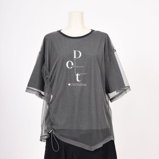 レイヤード風　カットソー　B DONNA　6052101