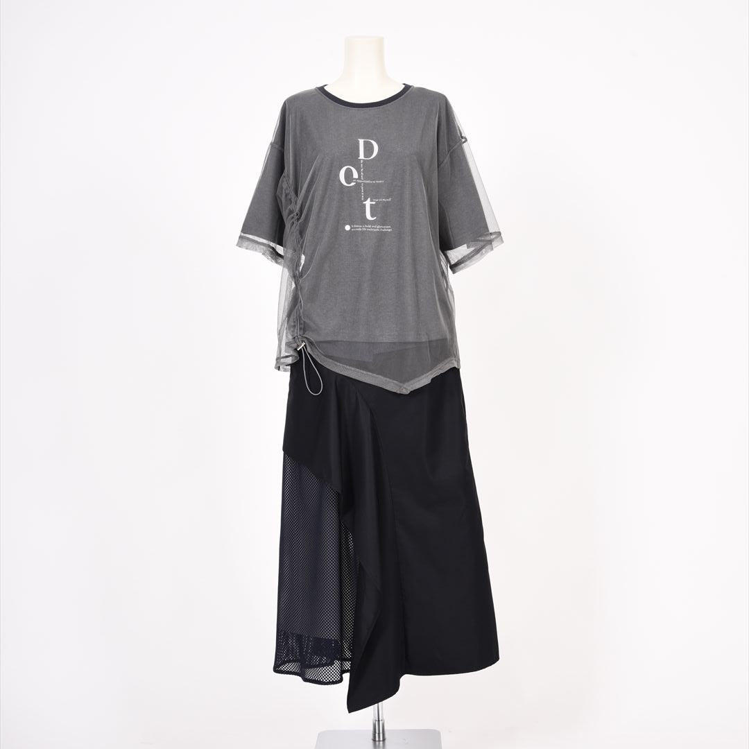 レイヤード風　カットソー　B DONNA　6052101