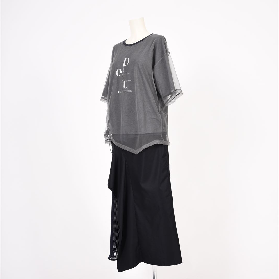 レイヤード風　カットソー　B DONNA　6052101