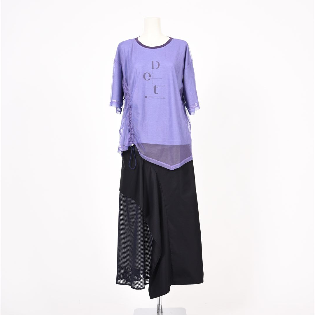 レイヤード風　カットソー　B DONNA　6052101