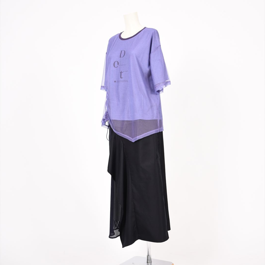 レイヤード風　カットソー　B DONNA　6052101