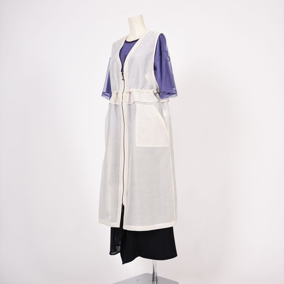 オーガンジー　ロングジレ　B DONNA　6057101