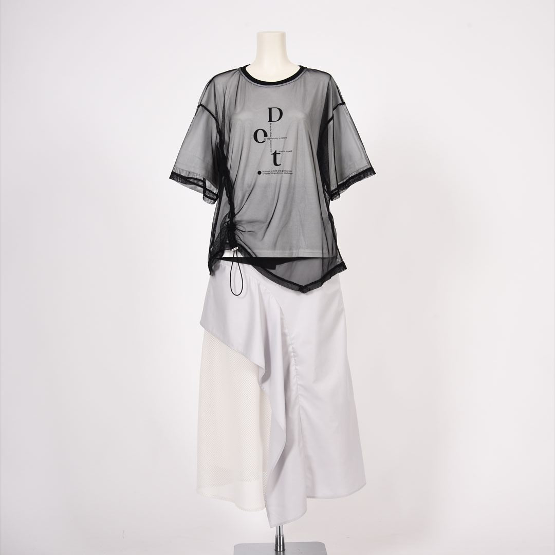 レイヤード風　カットソー　B DONNA　6052101