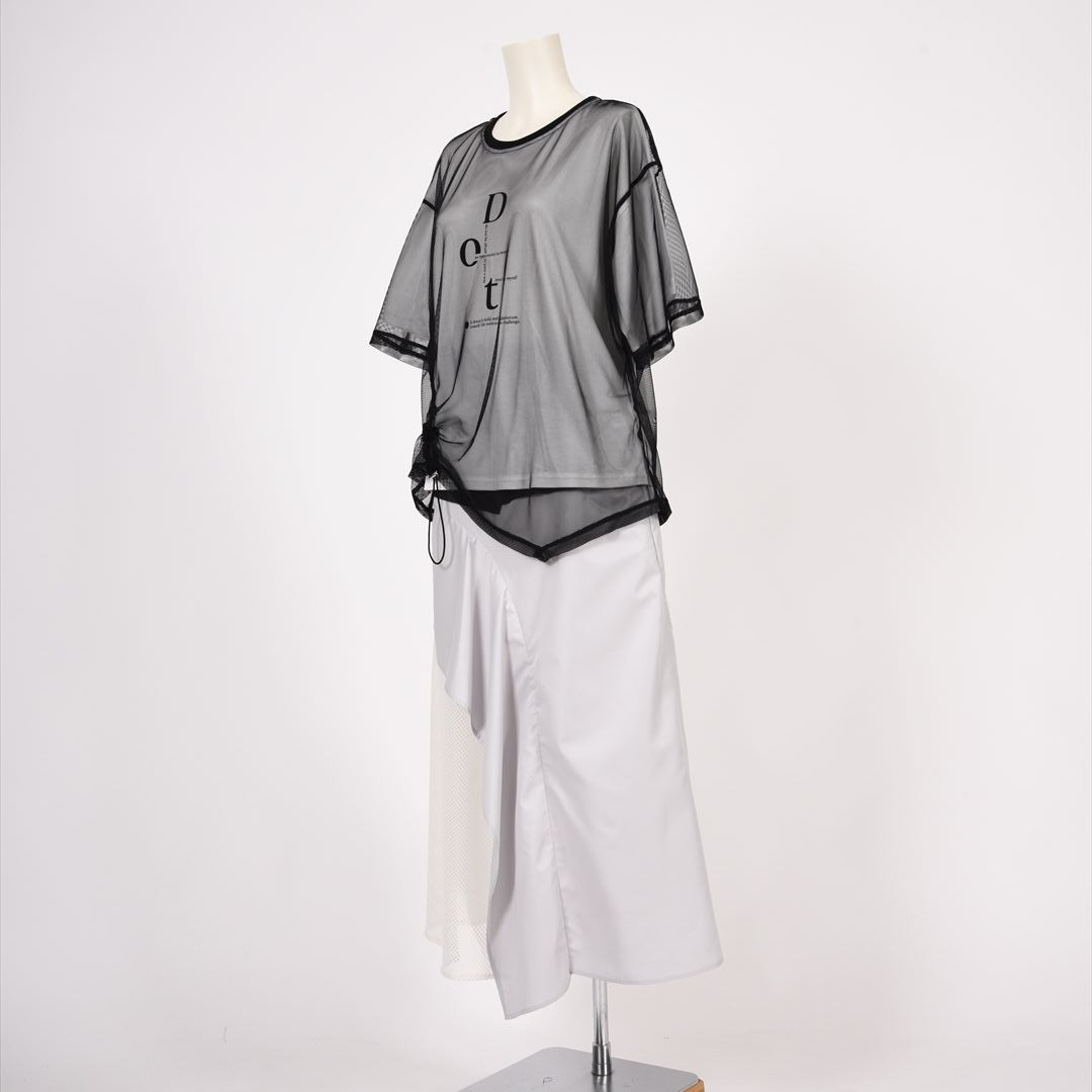 レイヤード風　カットソー　B DONNA　6052101