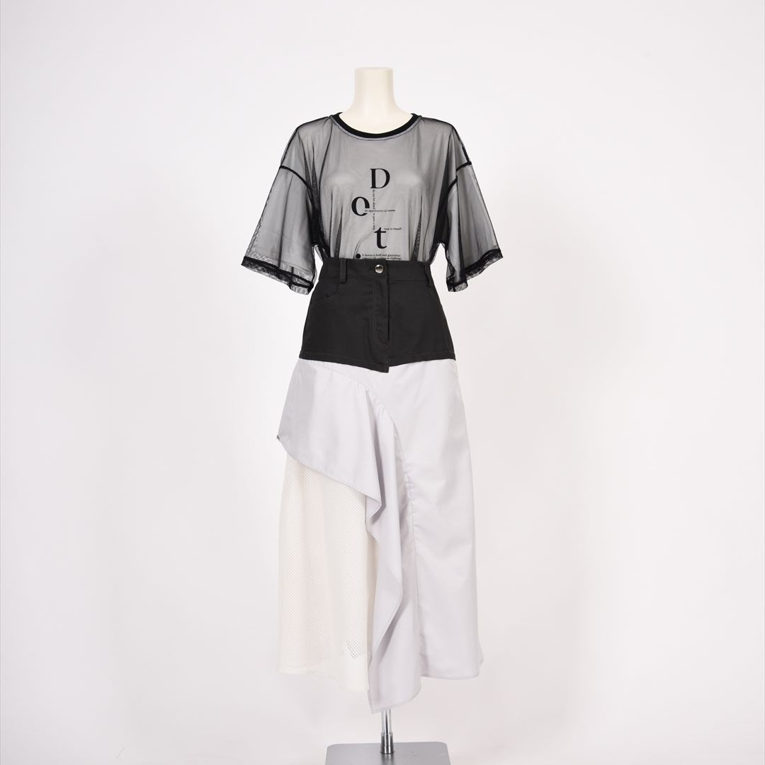 レイヤード風　カットソー　B DONNA　6052101