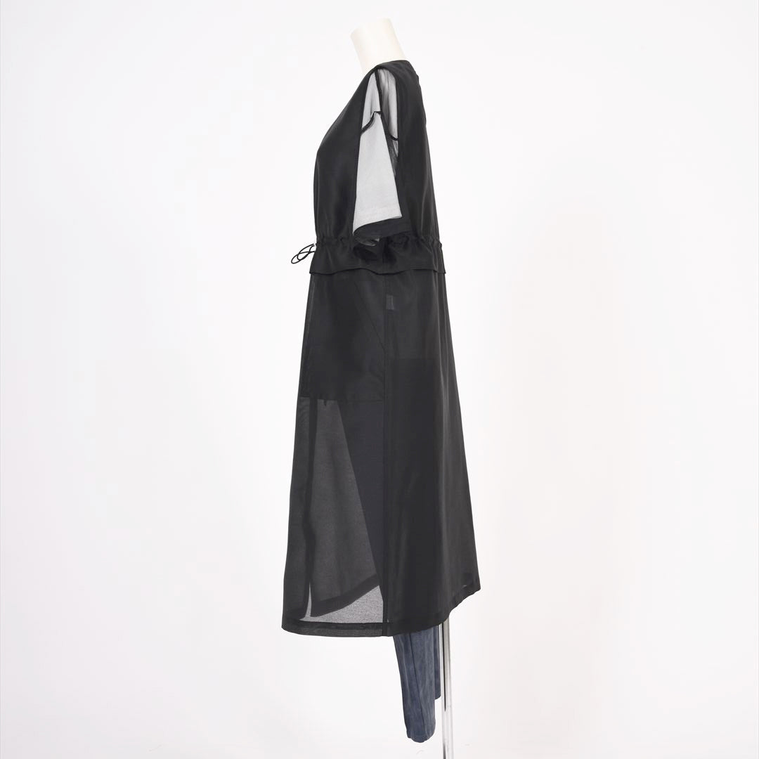 オーガンジー　ロングジレ　B DONNA　6057101