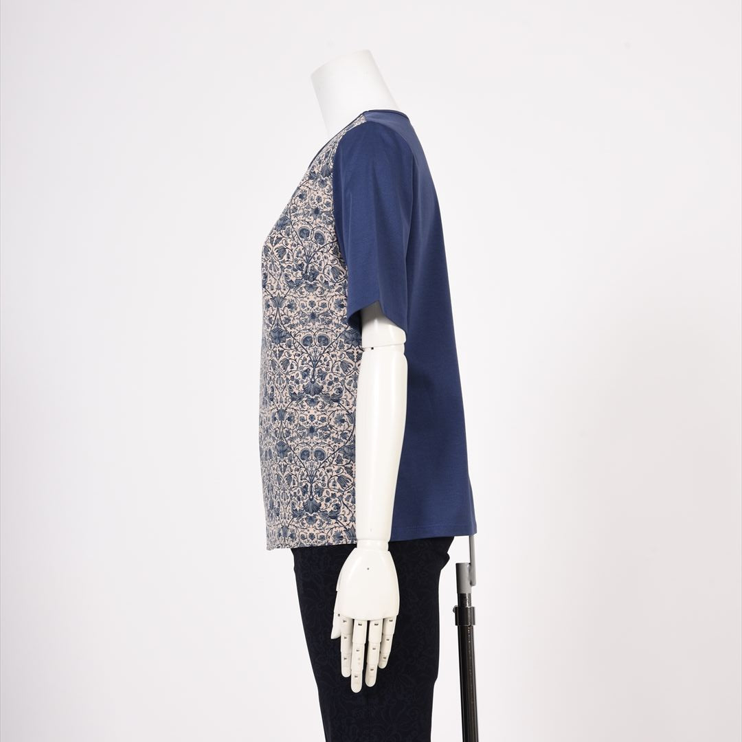 【リバティプリント】配色カットソー　MIMO MODA　2552370