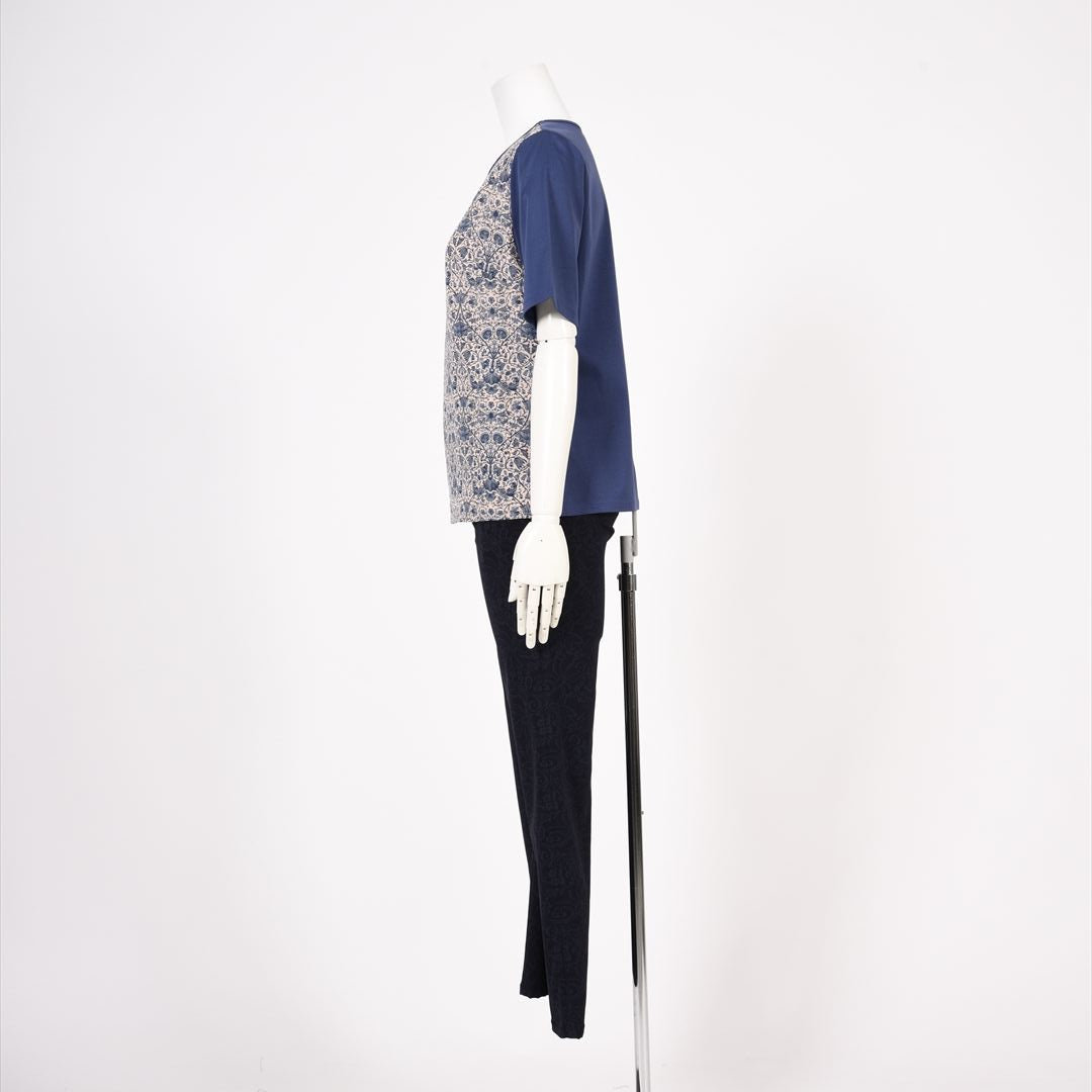 【リバティプリント】配色カットソー　MIMO MODA　2552370