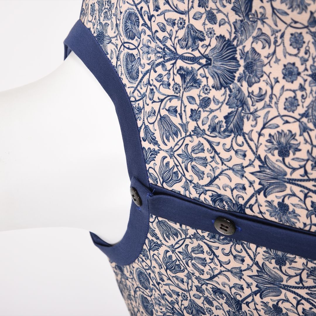 【リバティプリント】配色カーディガン　MIMO MODA　2552371