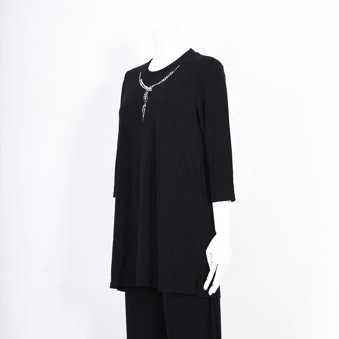 【涼感紀行】ネックレスモチーフAライン　カットソー　VALENZA　5152608