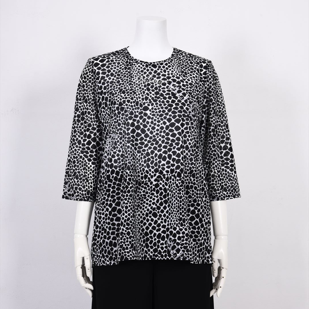 【人気シルエット】アニマルプリント　カットソー　VALENZA　5152600