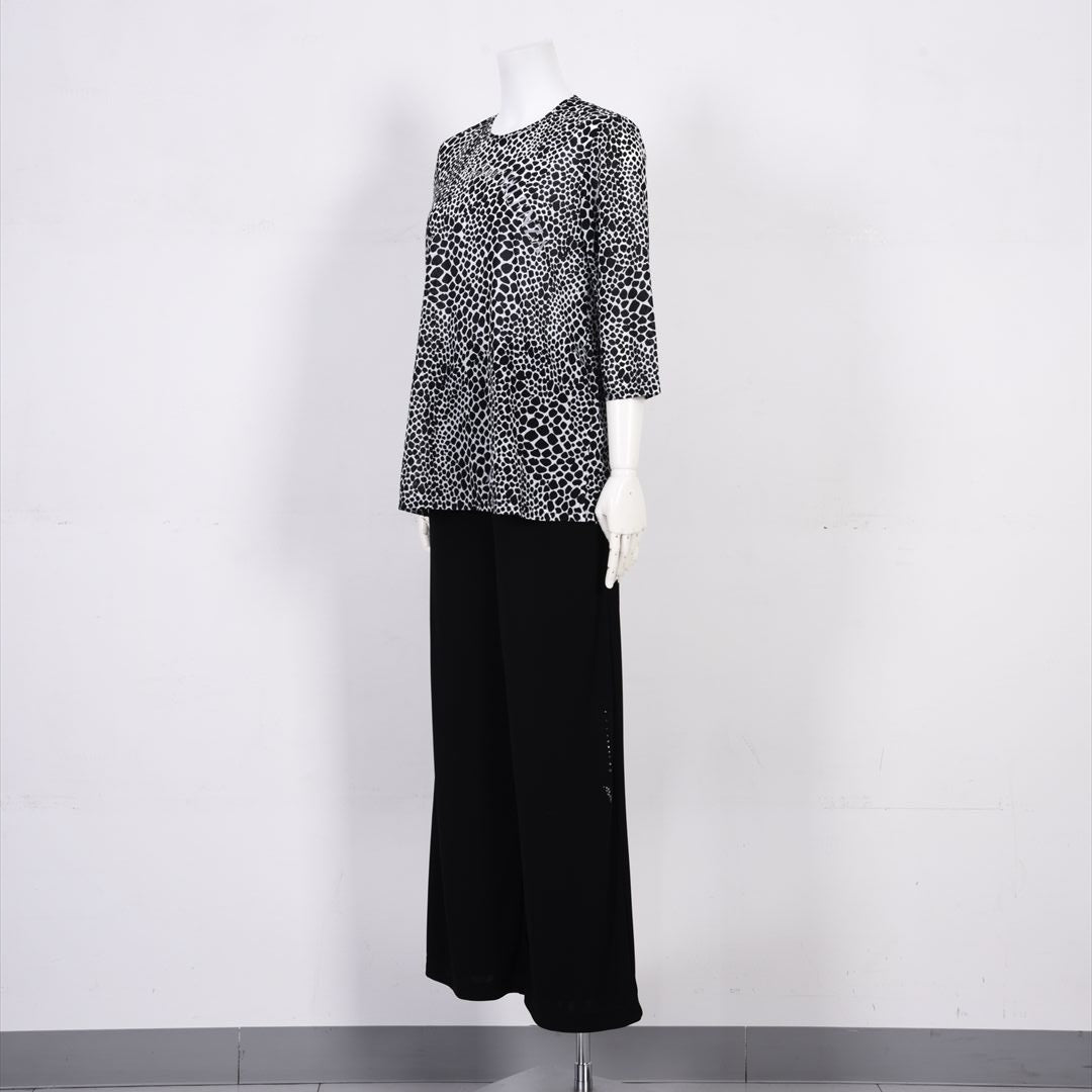 【Lサイズ】【人気シルエット】アニマルプリント　カットソー　VALENZA　5552600