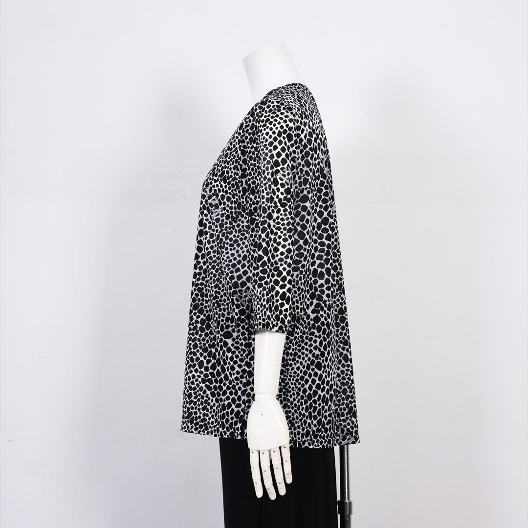 【Lサイズ】【人気シルエット】アニマルプリント　カットソー　VALENZA　5552600