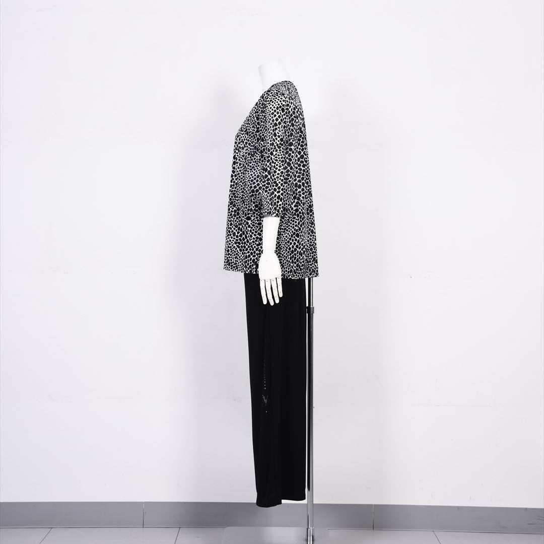 【Lサイズ】【人気シルエット】アニマルプリント　カットソー　VALENZA　5552600