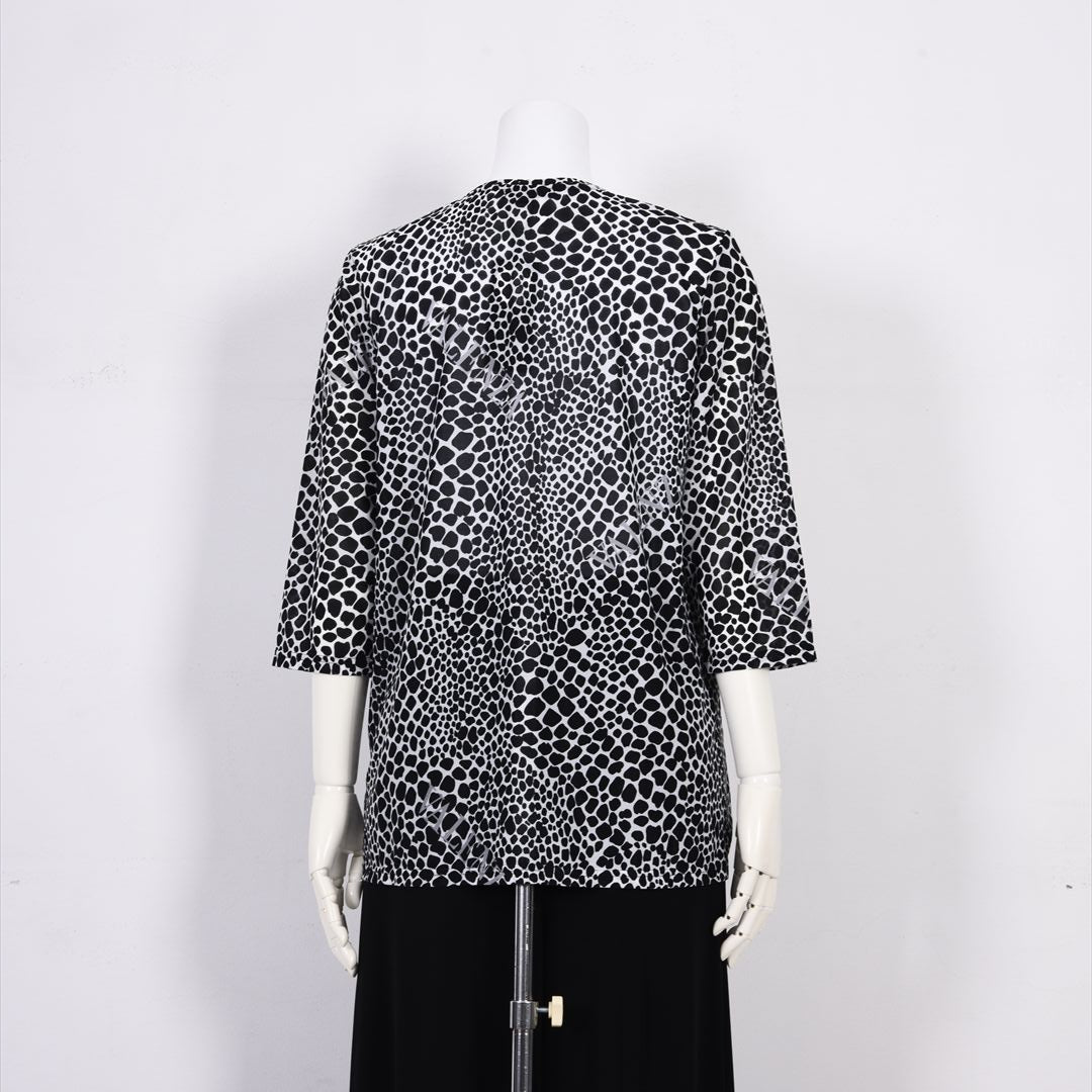 【人気シルエット】アニマルプリント　カットソー　VALENZA　5152600