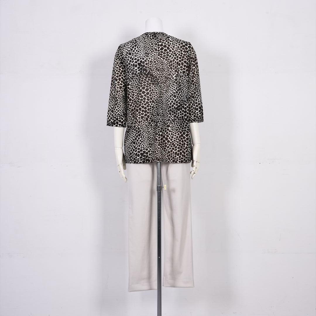 【人気シルエット】アニマルプリント　カットソー　VALENZA　5152600