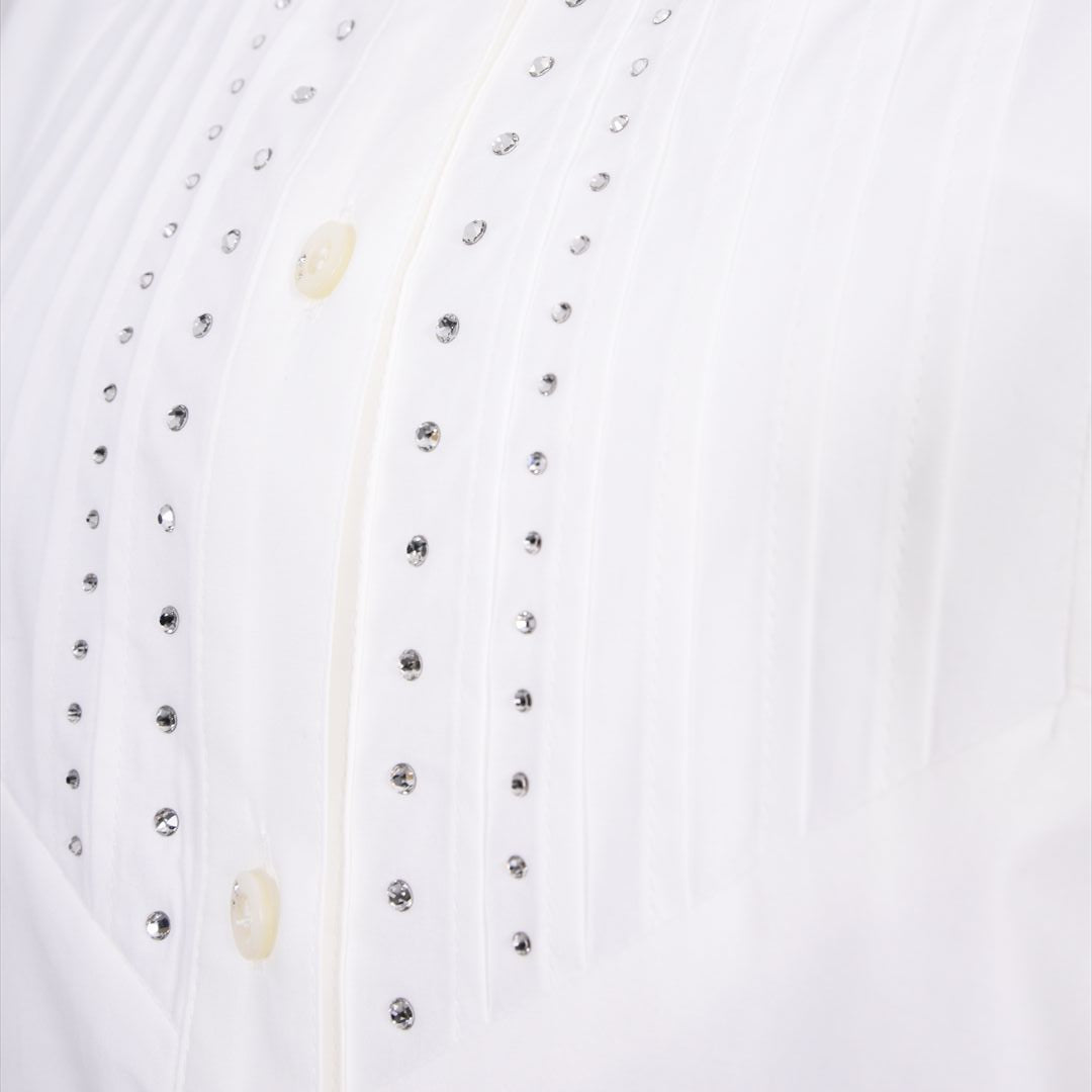 【Lサイズ】スタンドカラー　ブラウス　VALENZA　5551603