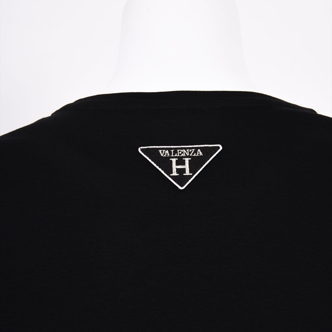 ボーダー切替　ワッペンモチーフ　カットソー　VALENZA home　5352302