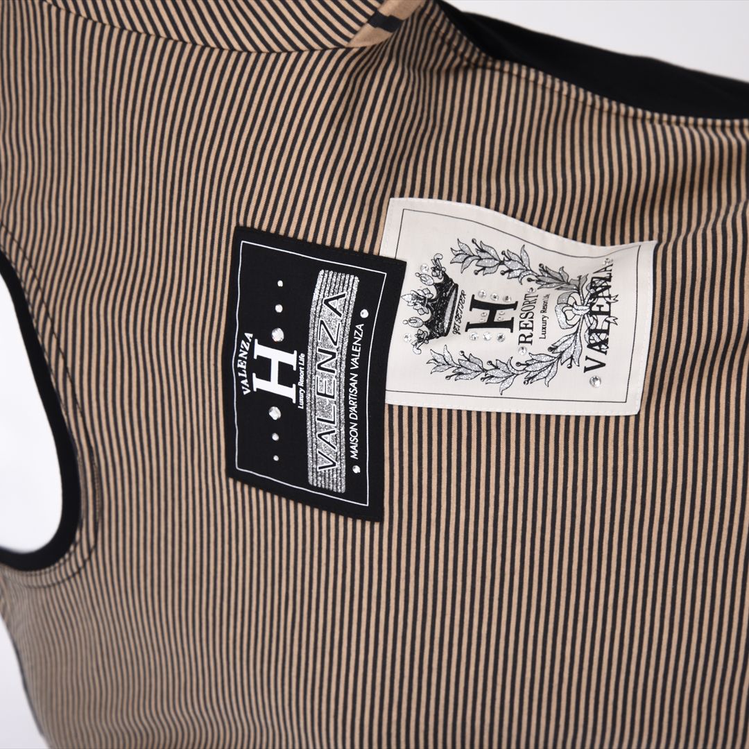 ボーダー切替　ワッペンモチーフ　カットソー　VALENZA home　5352302