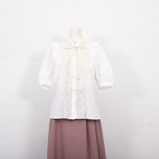 【new】レース使い　フリルブラウス　Dear Princess　3051300