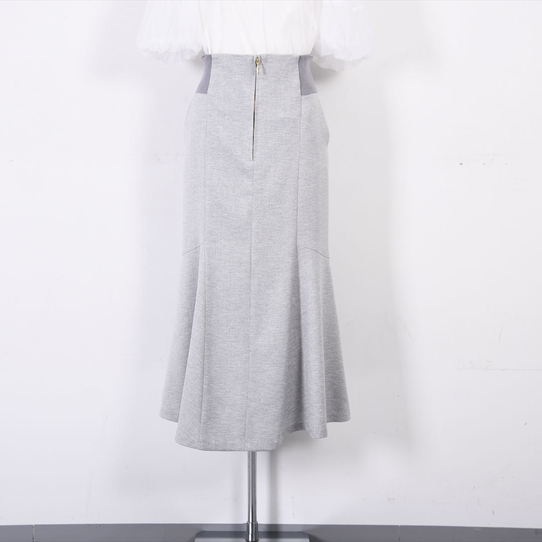 【new】Hemp tone Twill　マーメイドスカート　Dear Princess　3055300