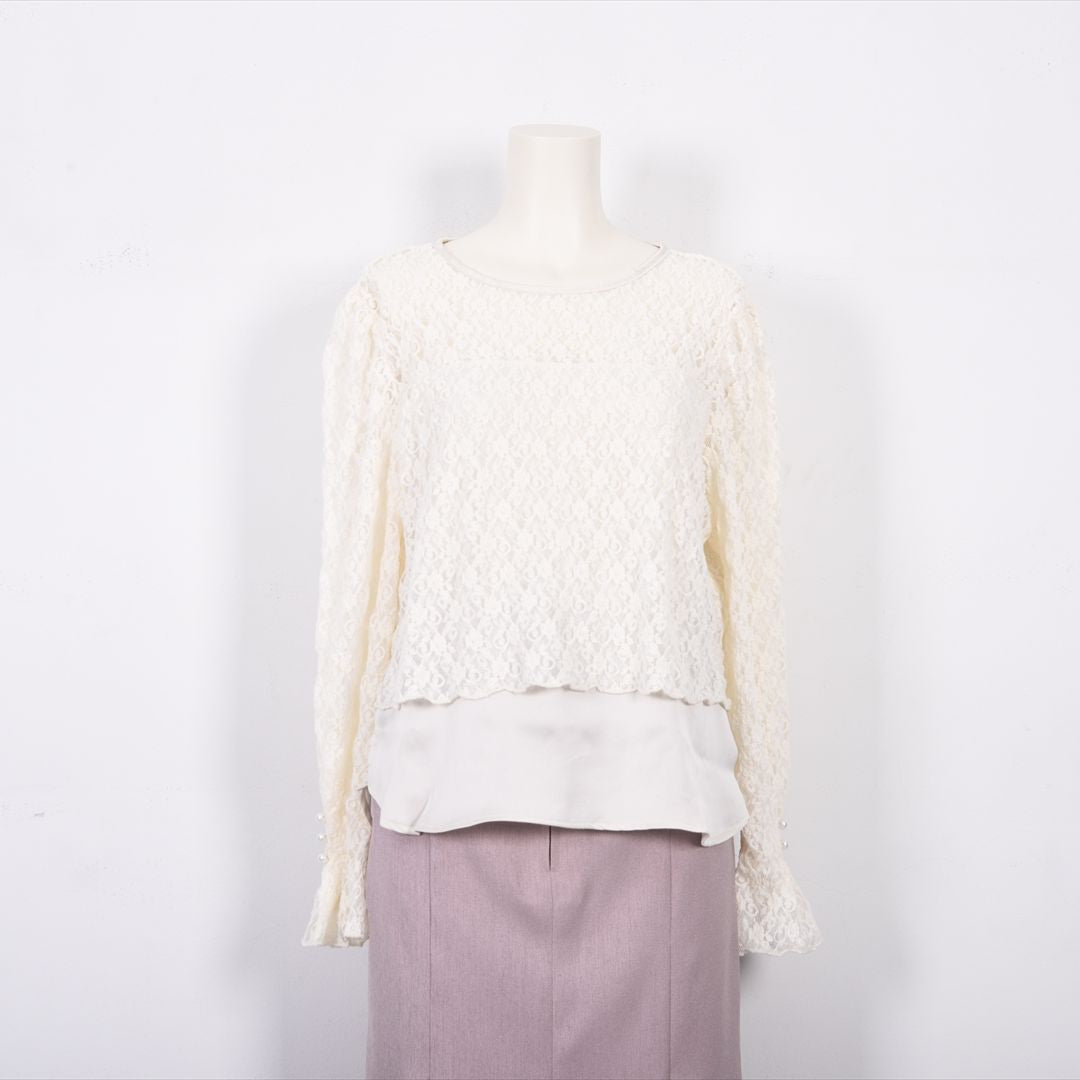 【new】レイヤード風　レーシーカットソー　Dear Princess　3052300