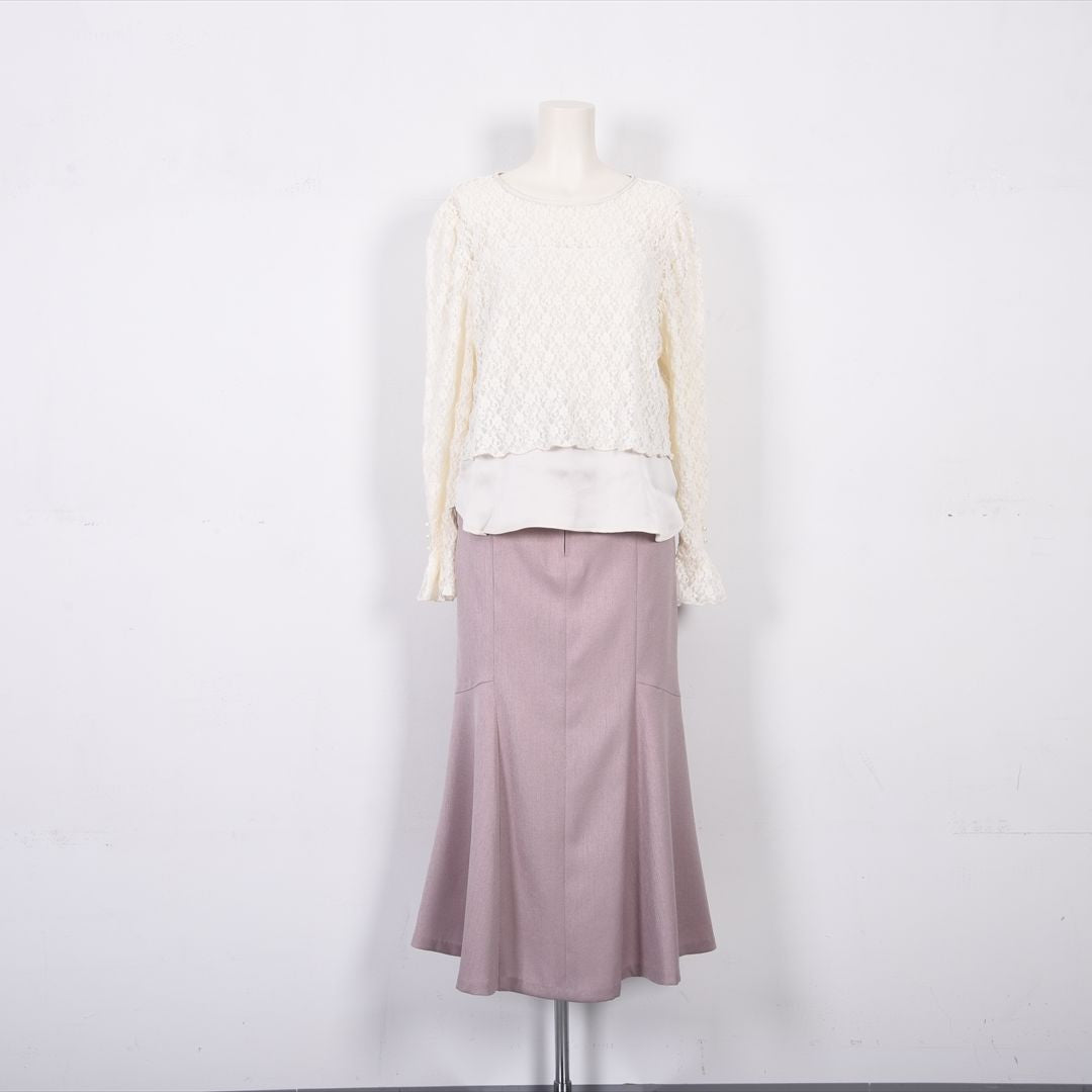 【new】レイヤード風　レーシーカットソー　Dear Princess　3052300