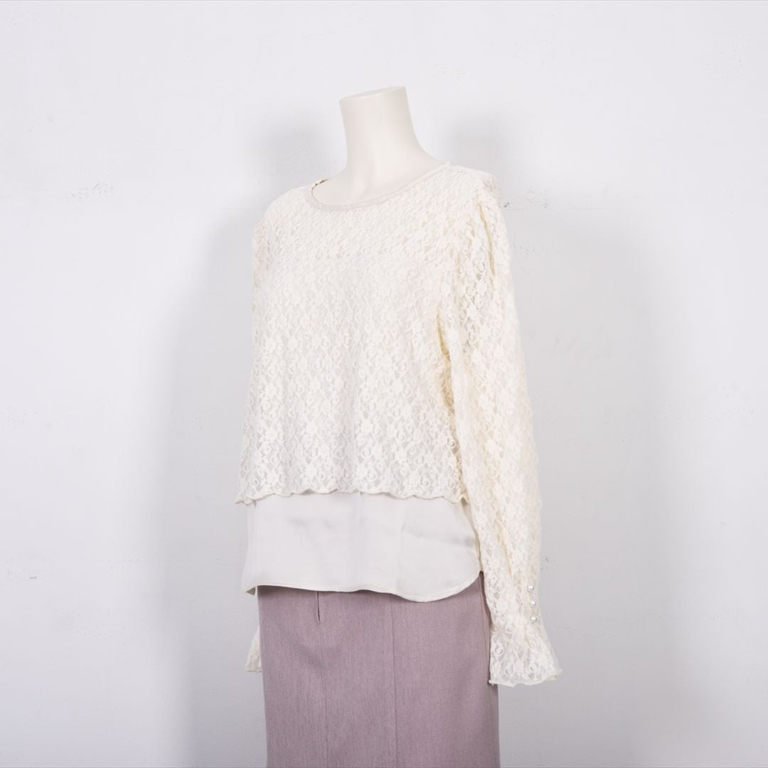 【new】レイヤード風　レーシーカットソー　Dear Princess　3052300