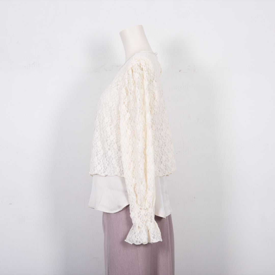 【new】レイヤード風　レーシーカットソー　Dear Princess　3052300