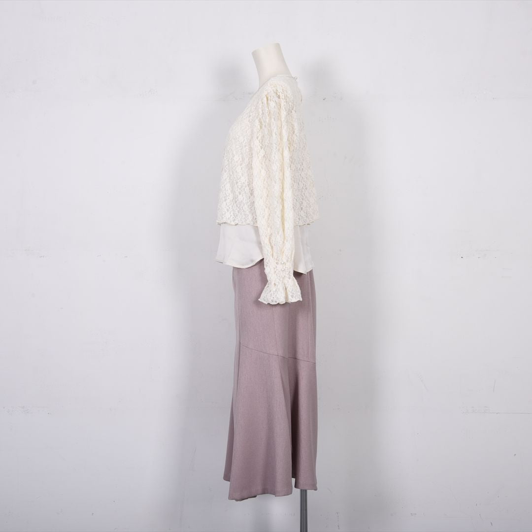 【new】レイヤード風　レーシーカットソー　Dear Princess　3052300