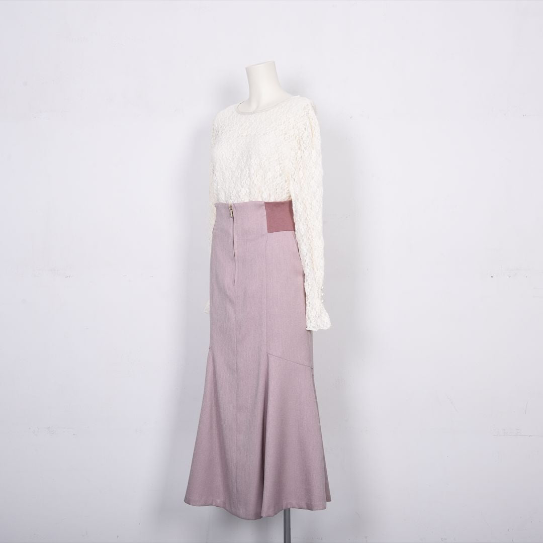 【new】Hemp tone Twill　マーメイドスカート　Dear Princess　3055300