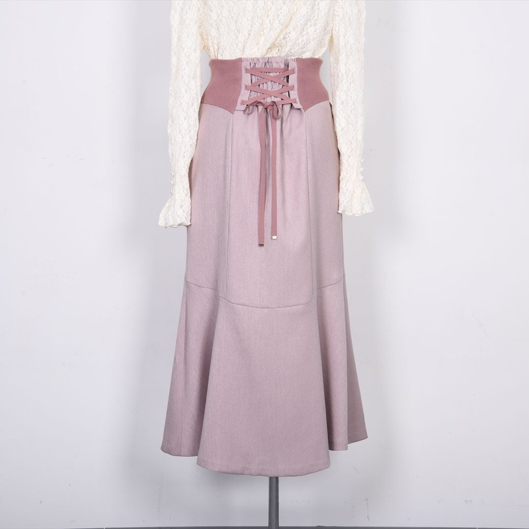 【new】Hemp tone Twill　マーメイドスカート　Dear Princess　3055300