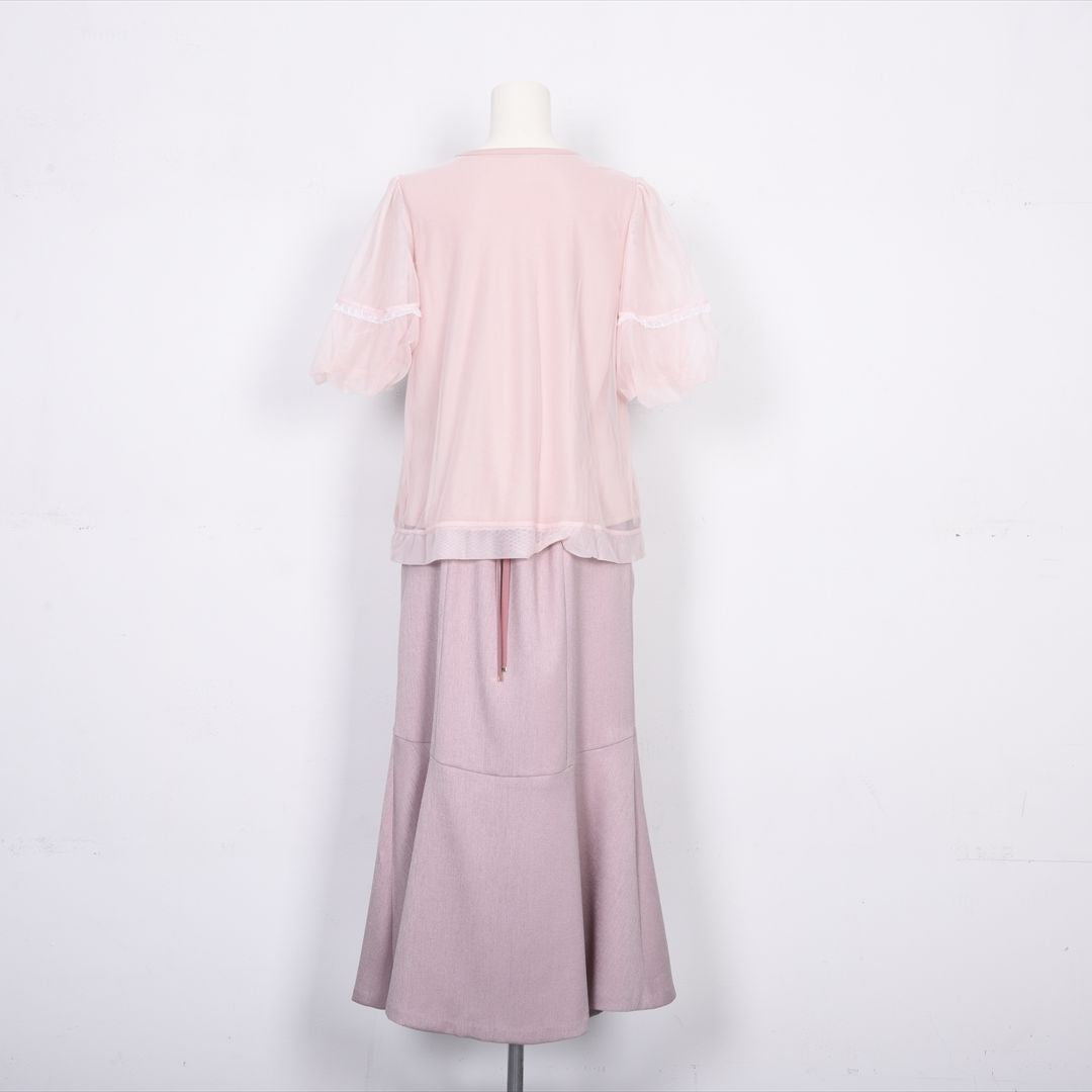 【new】チュール使い　デザインカットソー　Dear Princess　3052302