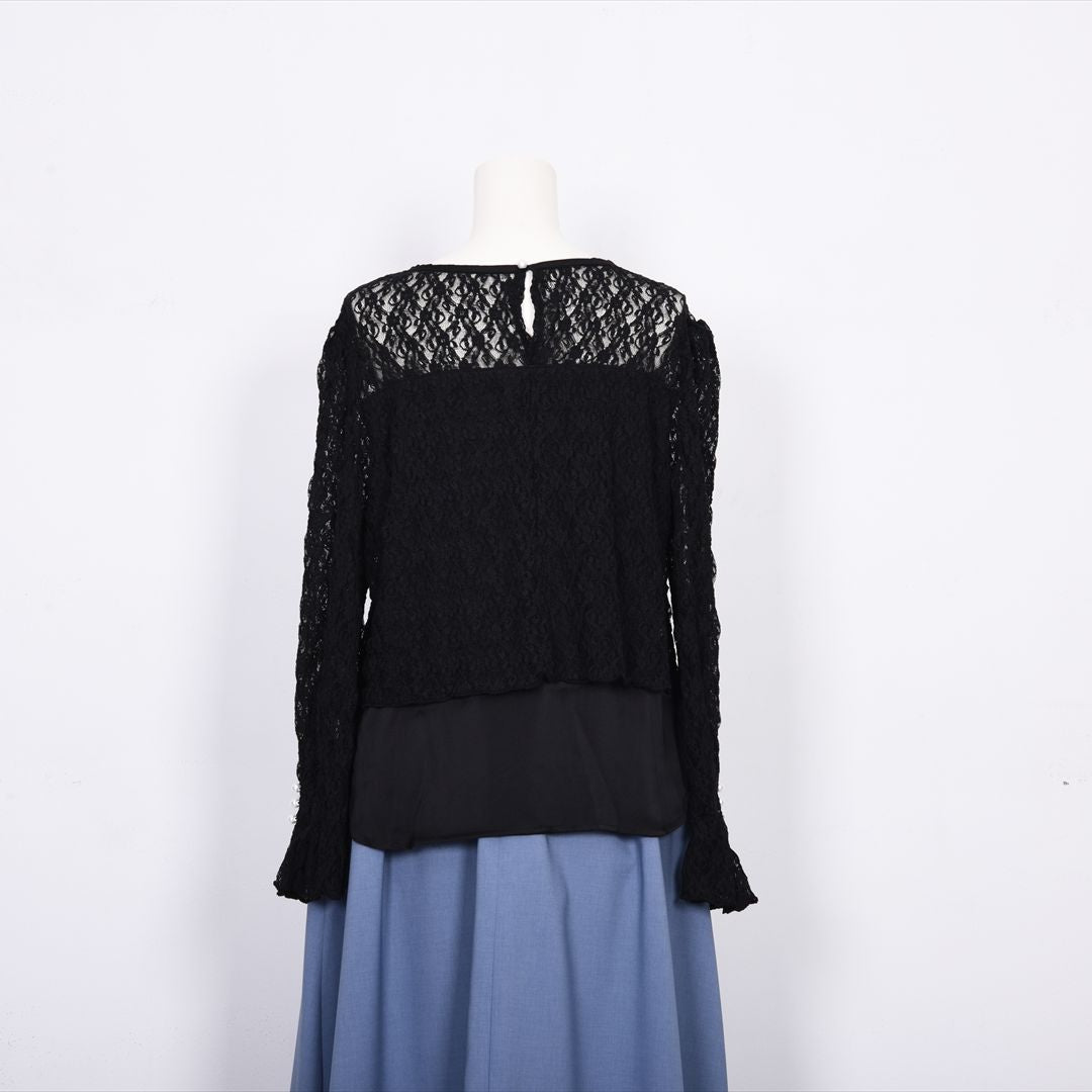 【new】レイヤード風　レーシーカットソー　Dear Princess　3052300