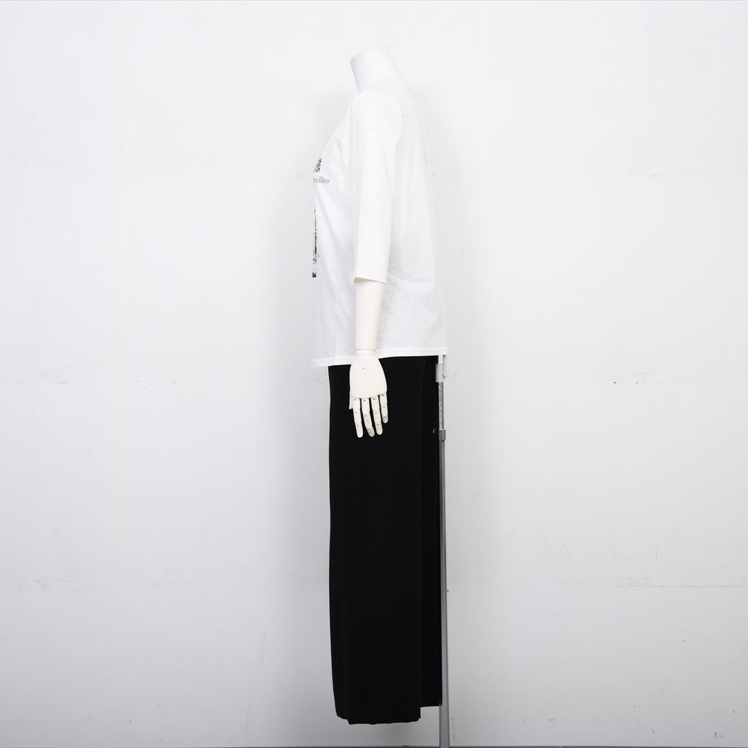 パリの街角プリント　カットソー　VALENZA　5152603