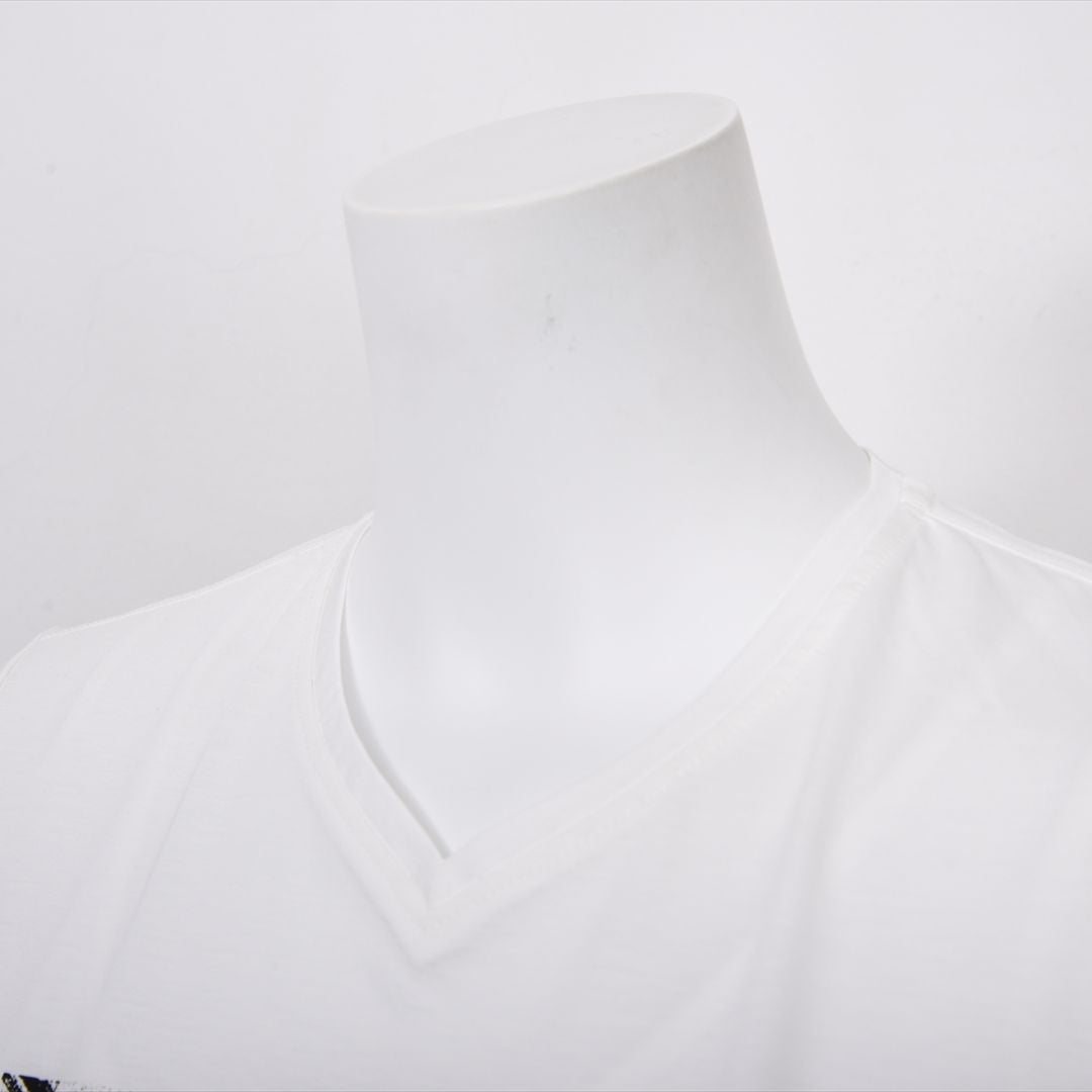 【Lサイズ】パリの街角プリント　カットソー　VALENZA　5552603