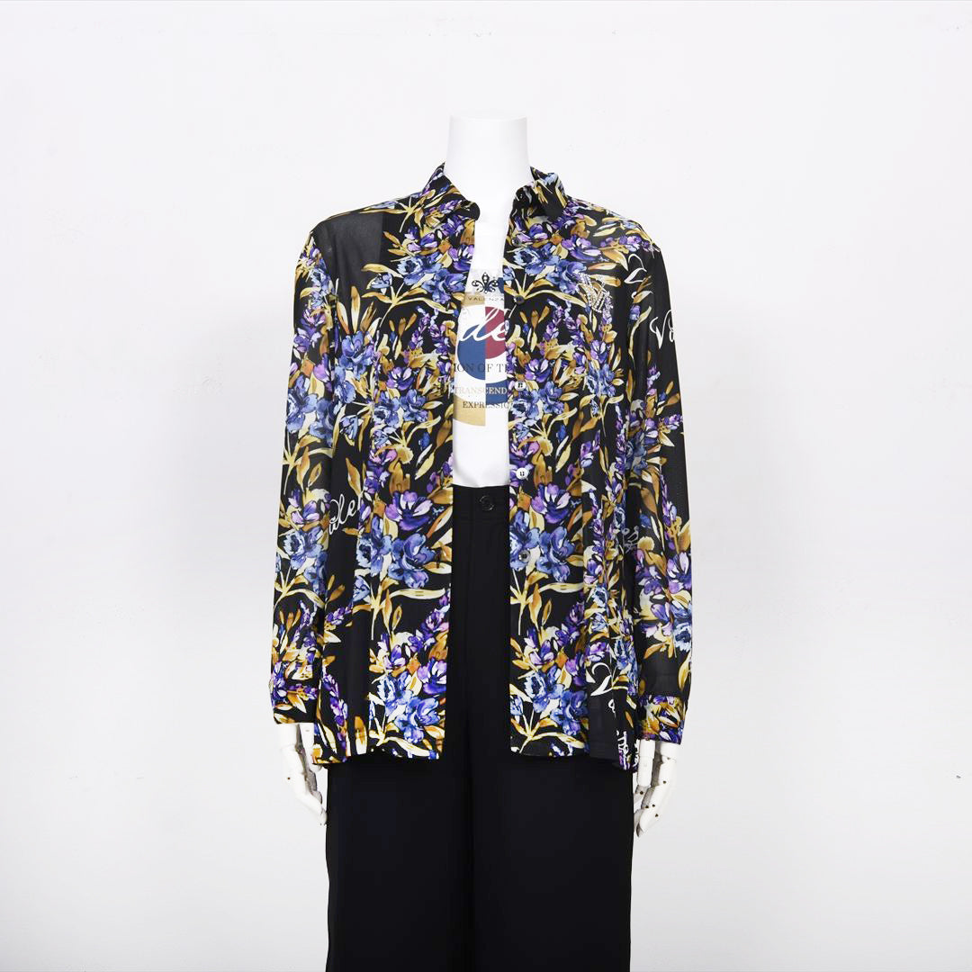 【オリジナルプリント】フラワープリント　ブラウス　VALENZA　5151605