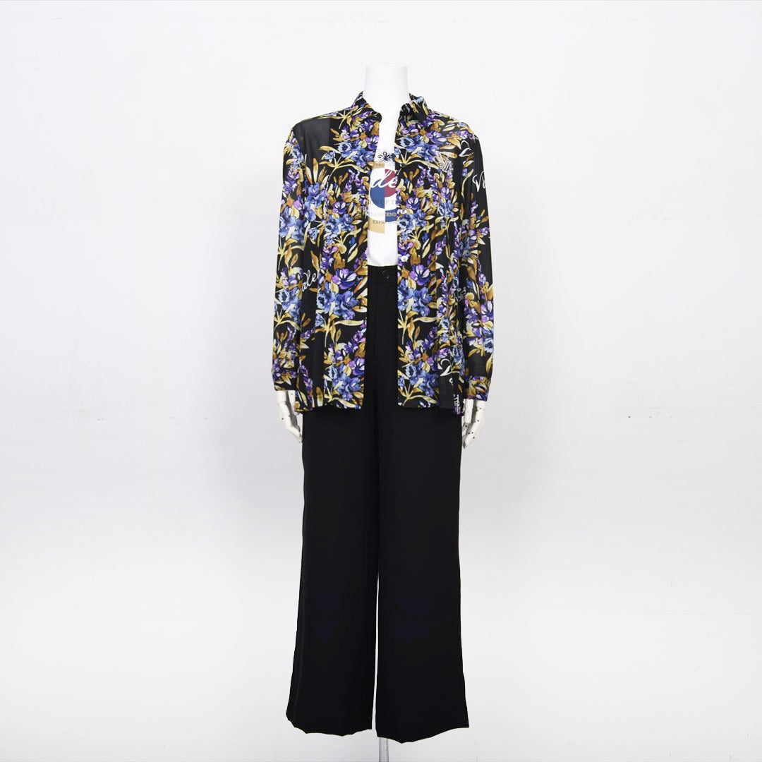 【オリジナルプリント】フラワープリント　ブラウス　VALENZA　5151605