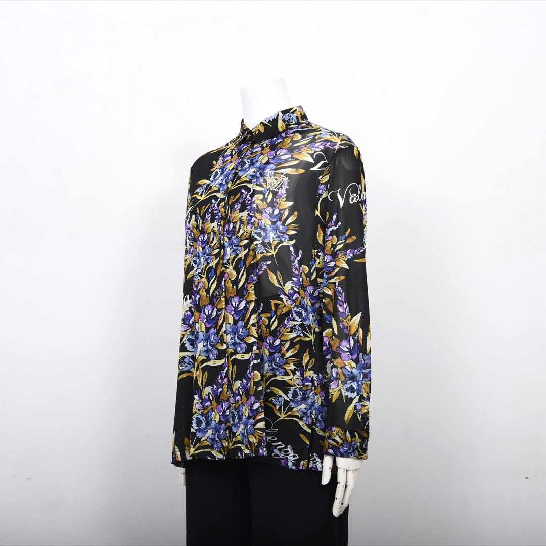 【オリジナルプリント】フラワープリント　ブラウス　VALENZA　5151605