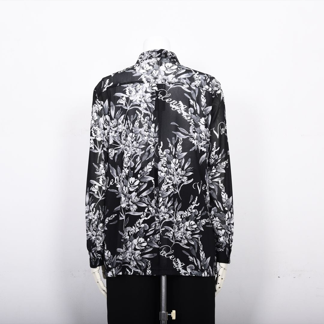 【オリジナルプリント】フラワープリント　ブラウス　VALENZA　5151605