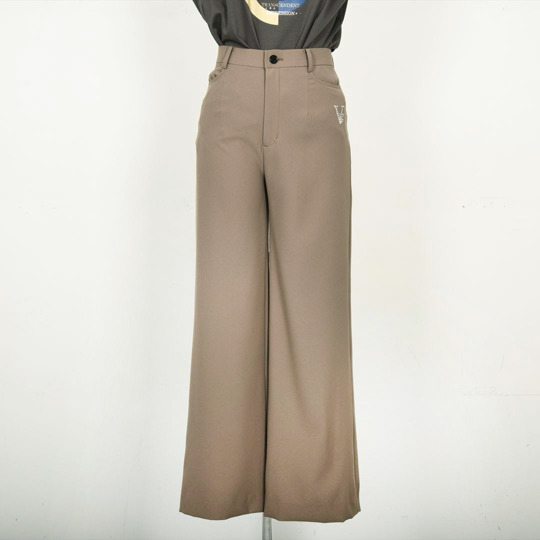 きれいめシルエット　ワイドパンツ　VALENZA F　5256200