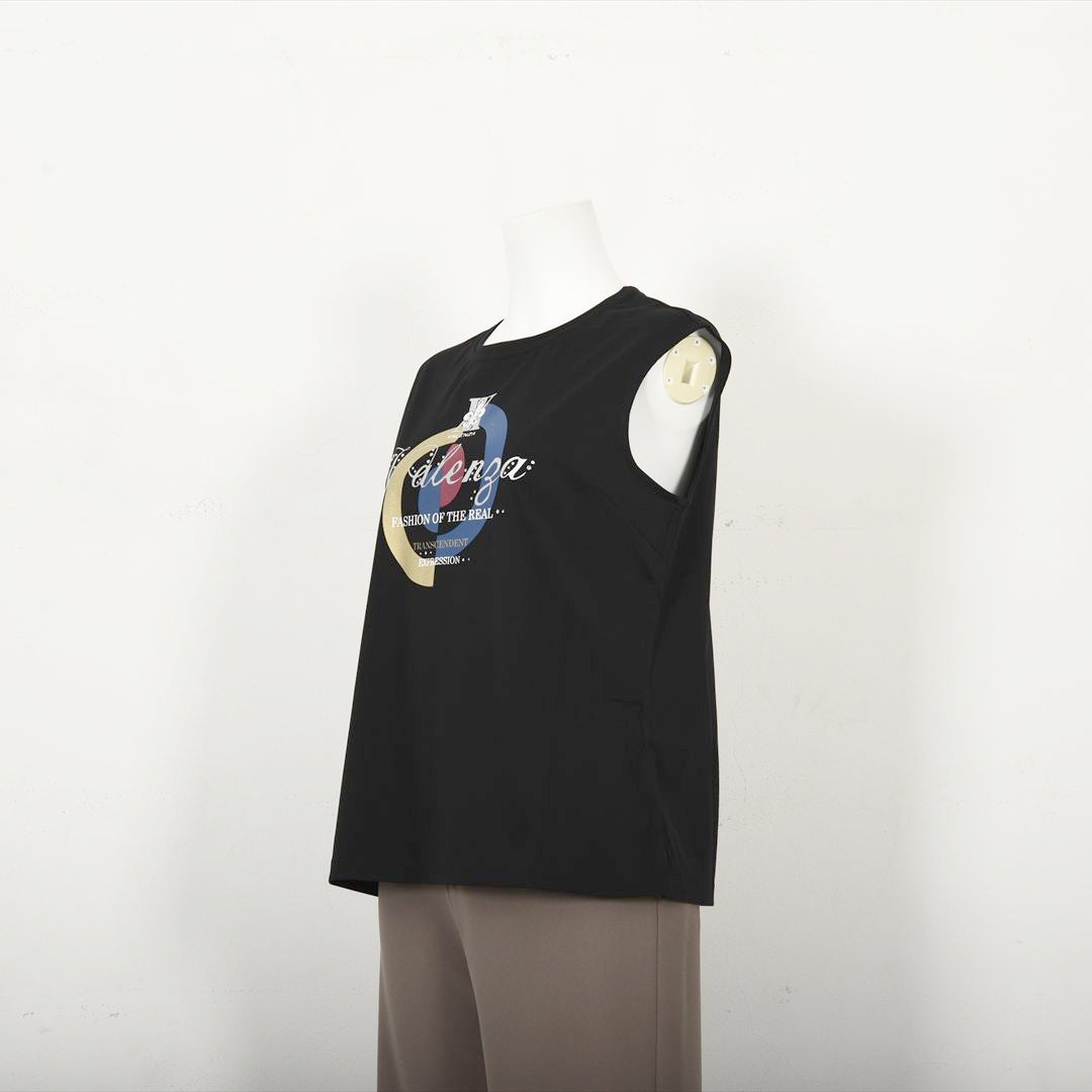 【Lサイズ】【幾何学】ブルズアイプリント　カットソー　VALENZA　5552530