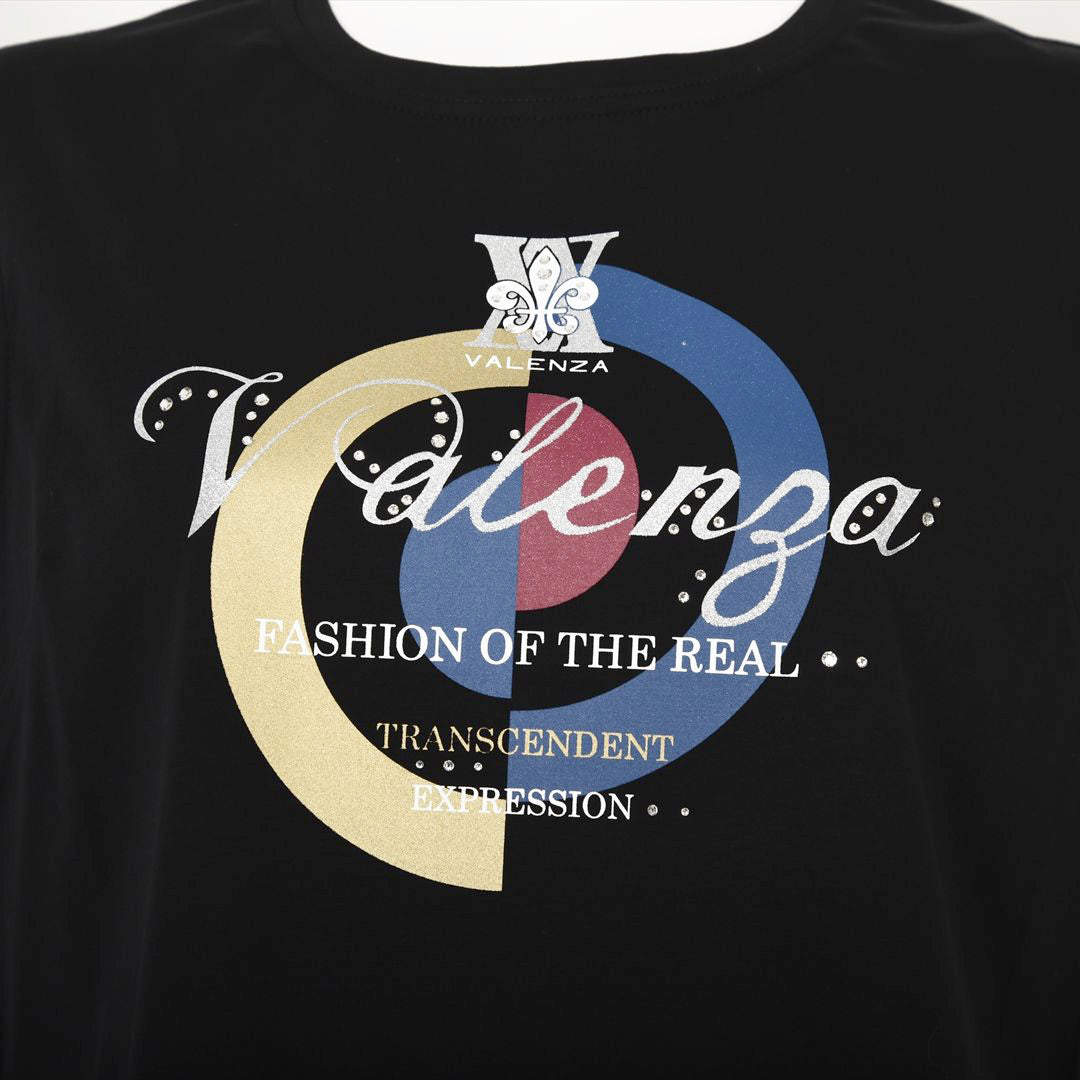 【Lサイズ】【幾何学】ブルズアイプリント　カットソー　VALENZA　5552530